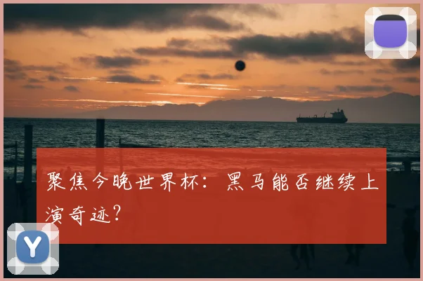 聚焦今晚世界杯：黑马能否继续上演奇迹？