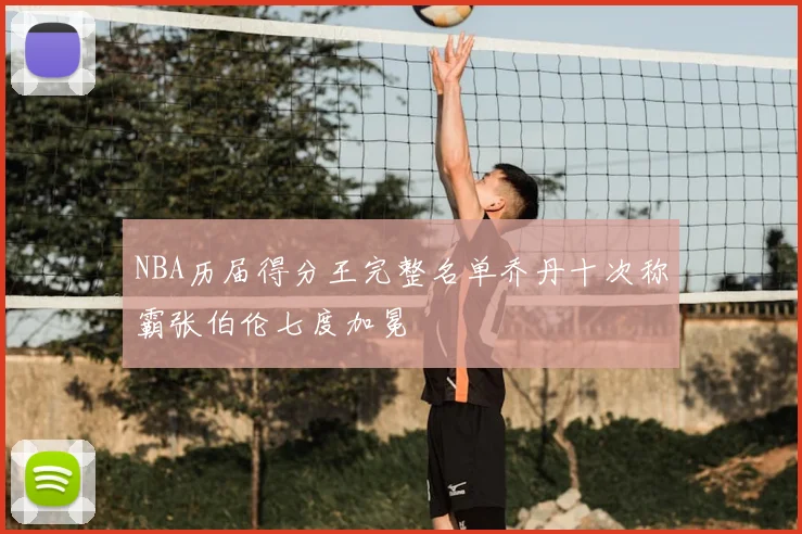 NBA历届得分王完整名单乔丹十次称霸张伯伦七度加冕